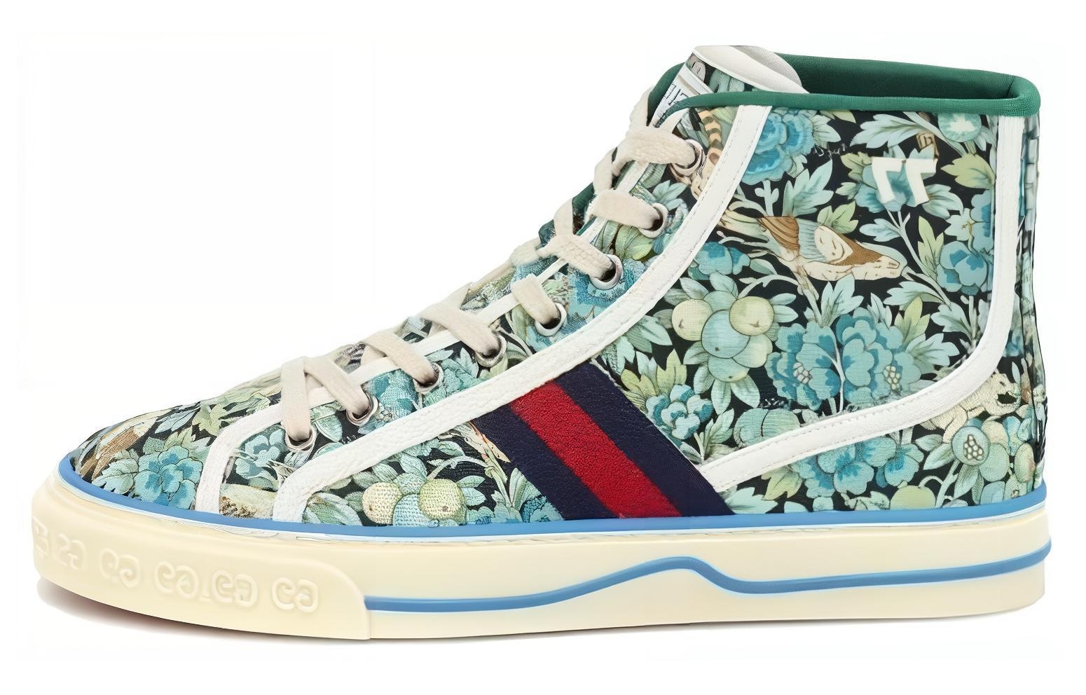Gucci High-Top Sneakers Green — фото 4