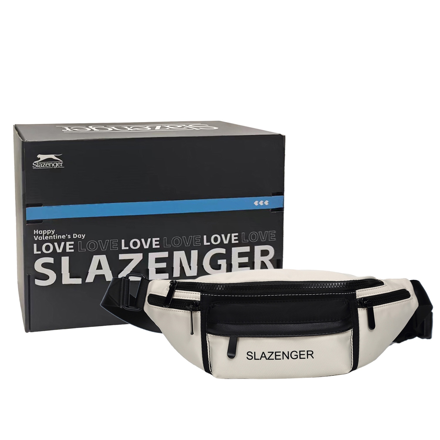 Slazenger Classic Logo Nylon Crossbody Bag — фото 10