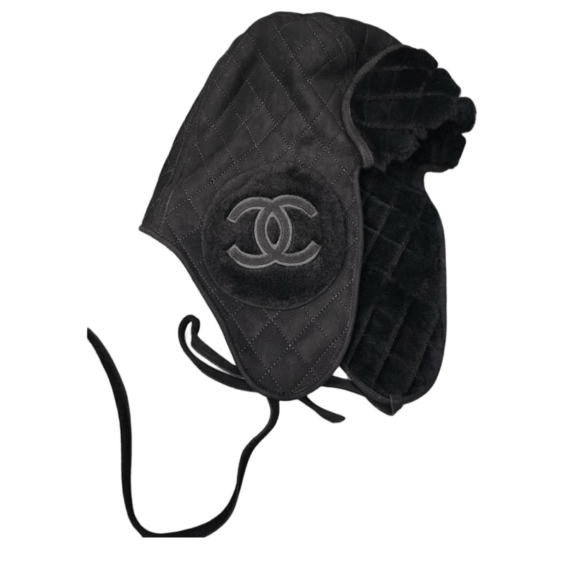 Chanel Classic Double C Hat Black