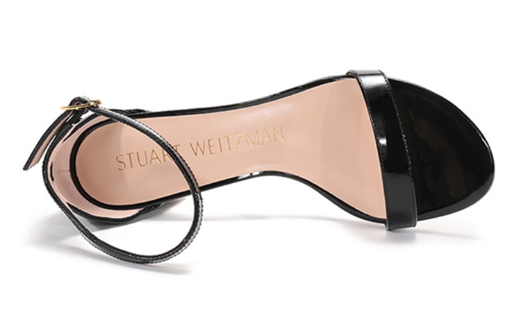 Stuart Weitzman Тапочки (Арт. SIMPLEPATPATENT黑) — фото 10