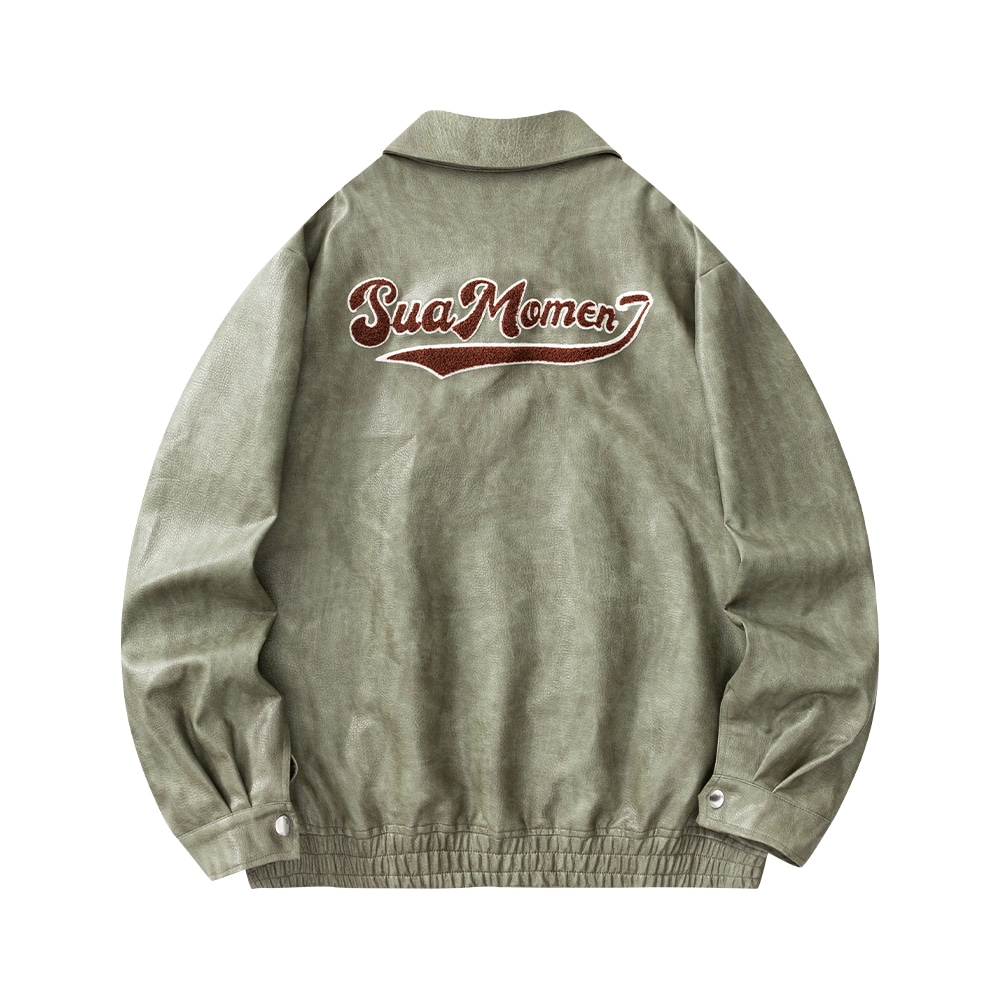 Suamoment Vintage PU Jacket — фото 5