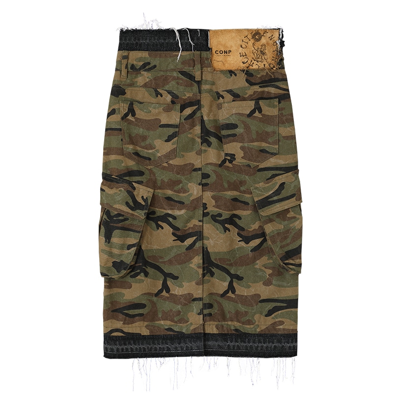 Conp Camouflage Cargo Dress Light Khaki — фото 1