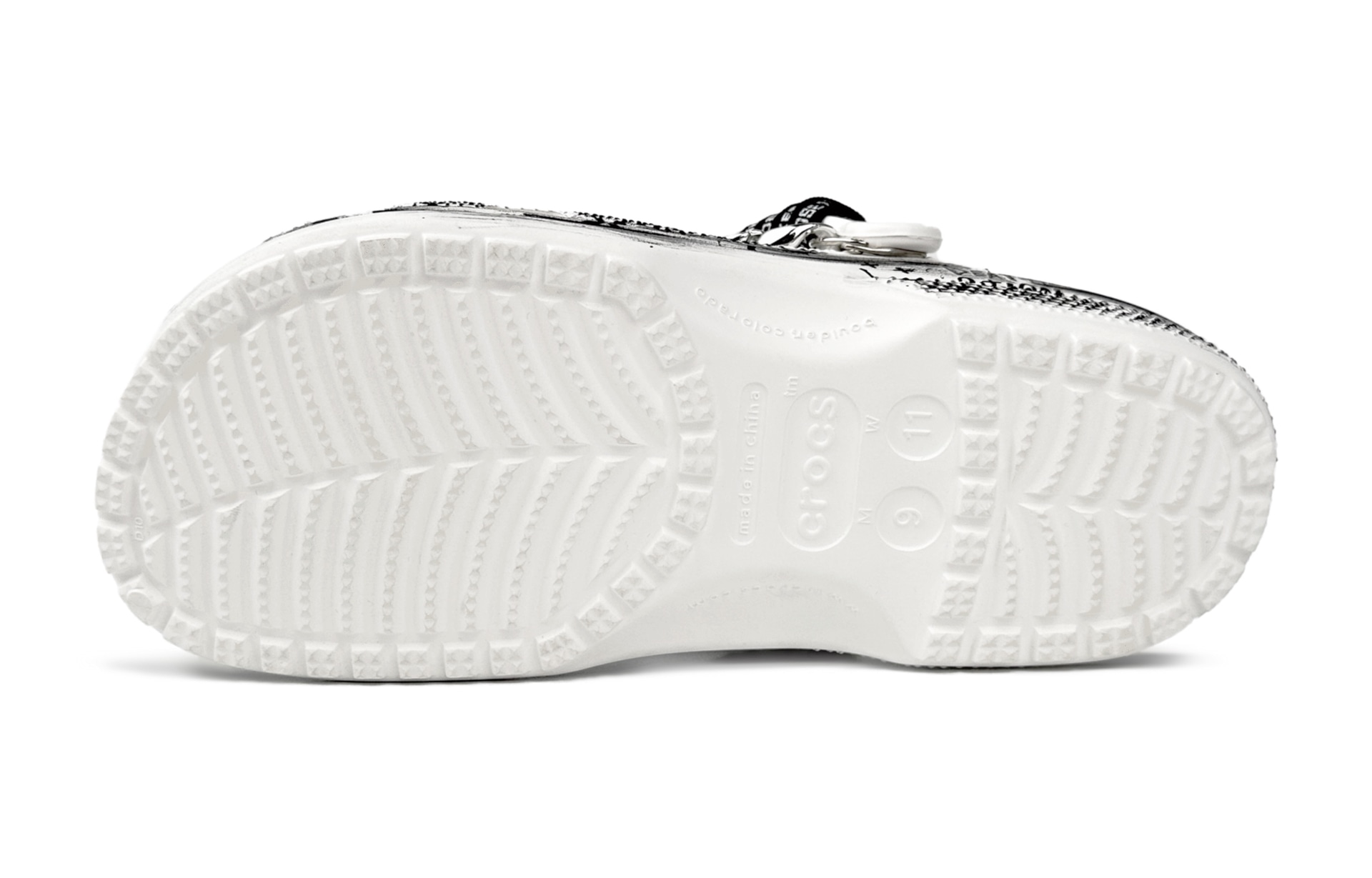 Crocs Classic Clog Black White — фото 10