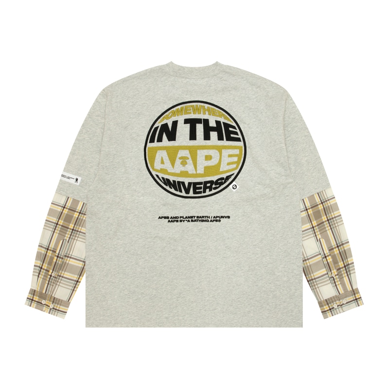 Aape Long Sleeve Tee Grey — фото 1