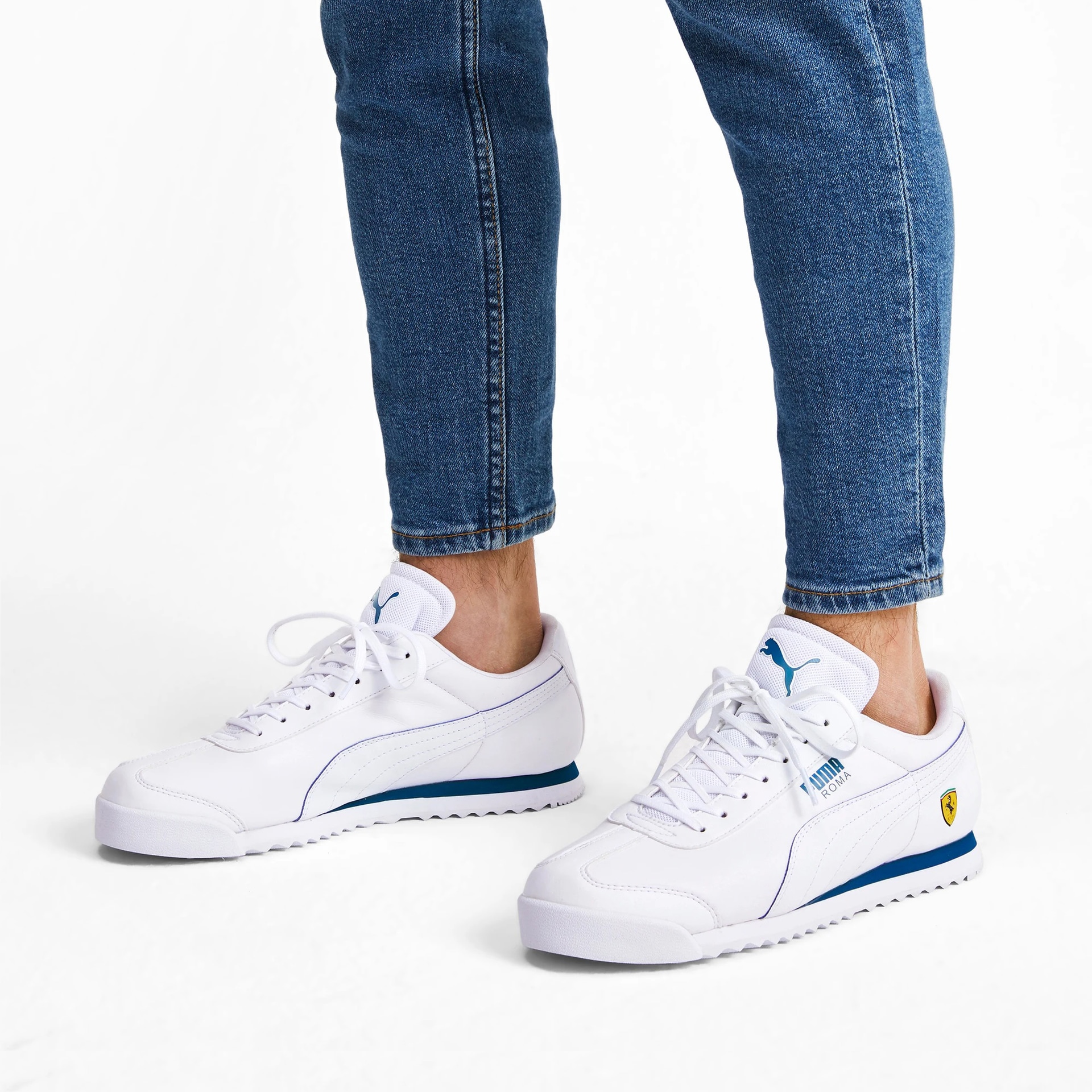 Puma Scuderia Ferrari Roma White Blue — фото 5