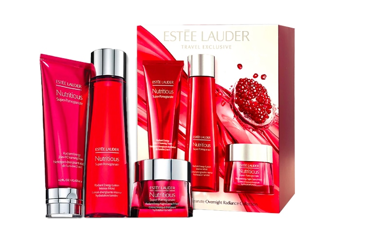 ESTEE LAUDER/雅诗兰黛 雅诗兰黛 红石榴护肤套装 舒缓维稳保湿抗氧化 洁面+滋润水+晚霜