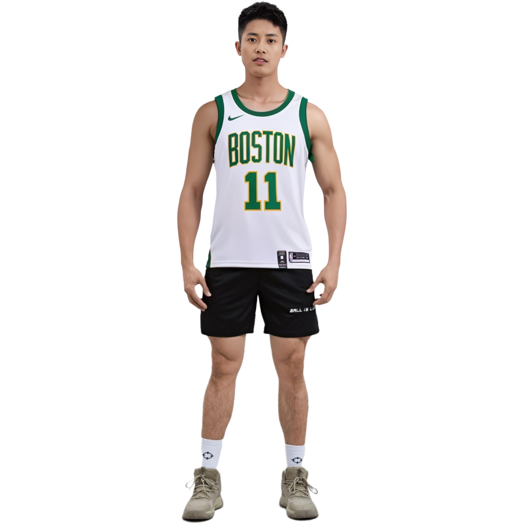 Nike NBA Jersey Kyrie Irving Celtics 11 White Green — фото 6