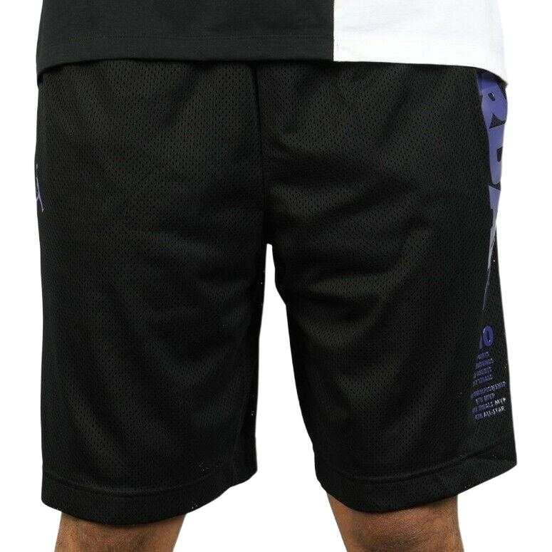 Jordan Logo Print Shorts Black — фото 3