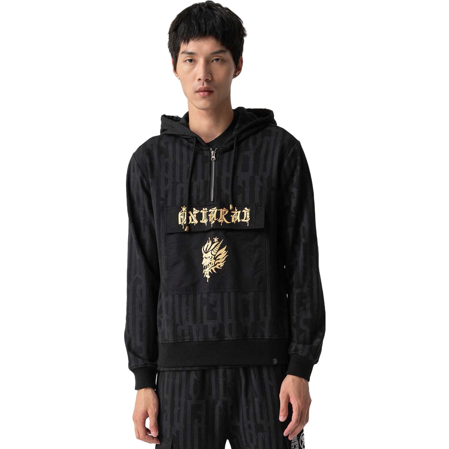 鬼洗 oniarai Hoodie Black — фото 2