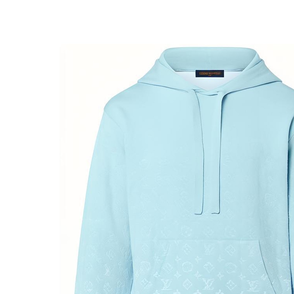 Louis Vuitton FW23 Gradient Hoodie Blue — фото 4