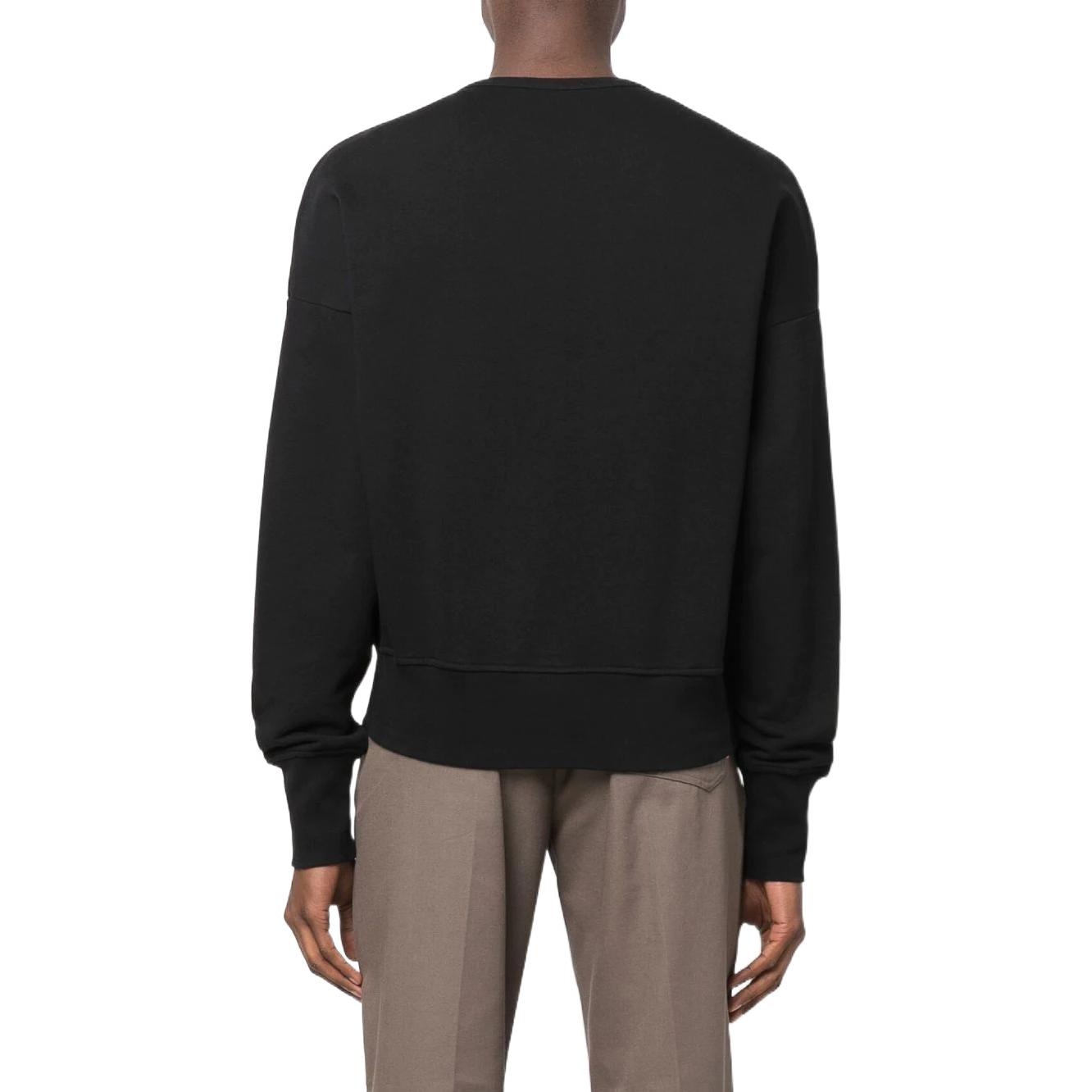 Alexander McQueen SS22 Logo Crewneck Sweatshirt Black — фото 3