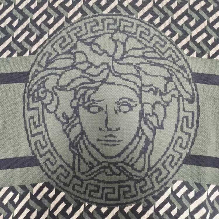 Versace Medusa Crewneck Sweater Green — фото 6