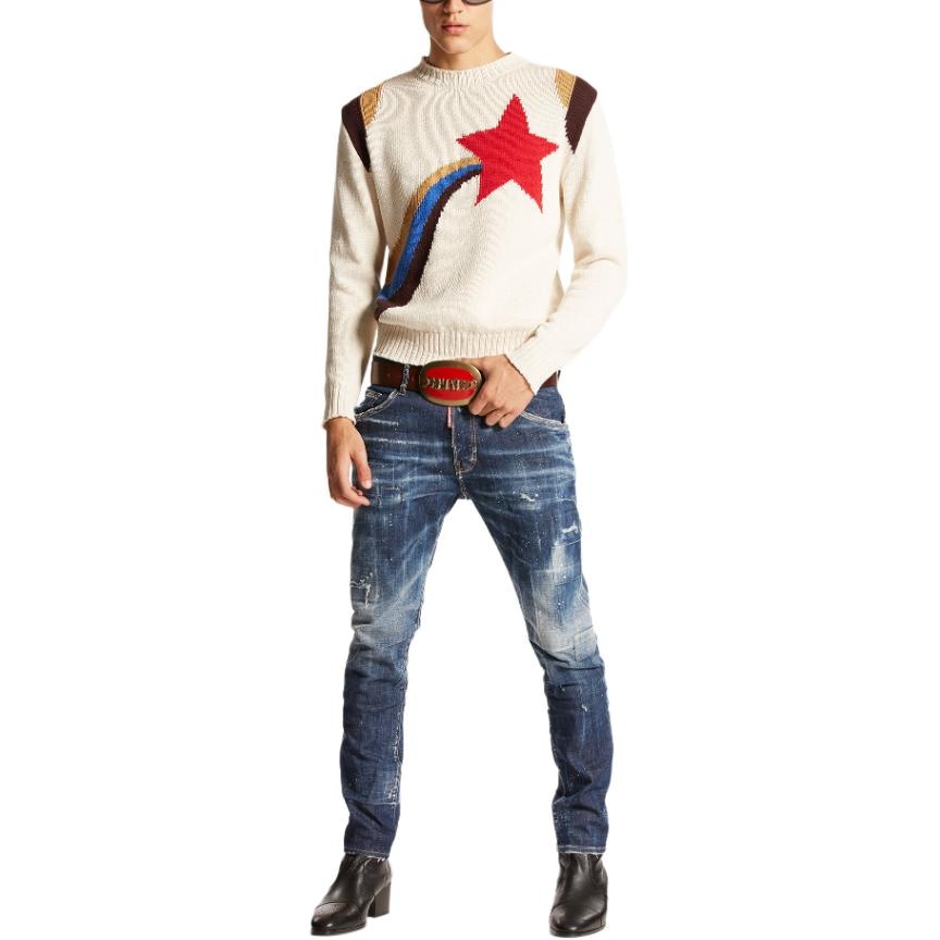 Dsquared 2 DSQUARED2 Navy Blue Jeans — фото 2