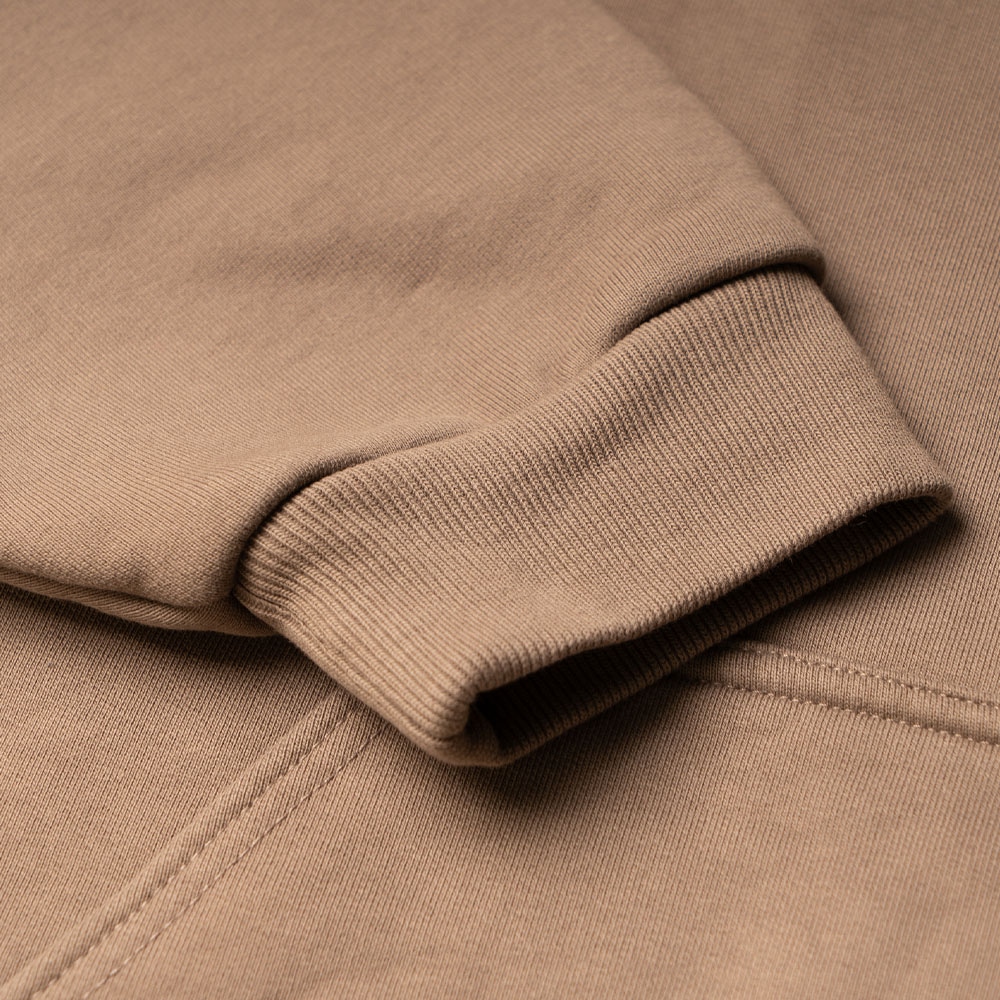 Balenciaga SS22 Logo Hoodie Brown — фото 7