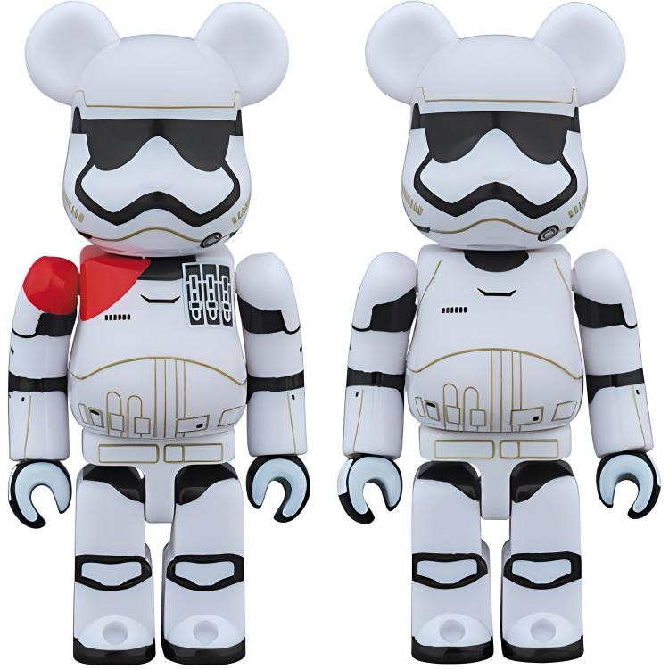 BE@RBRICK Star Wars First Order Stormtrooper Officer + Stormtrooper Set — фото 1