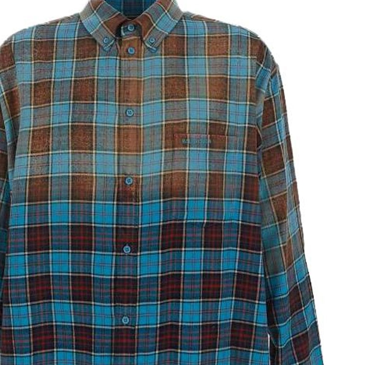 Balenciaga FW23 Checkered Shirt — фото 8