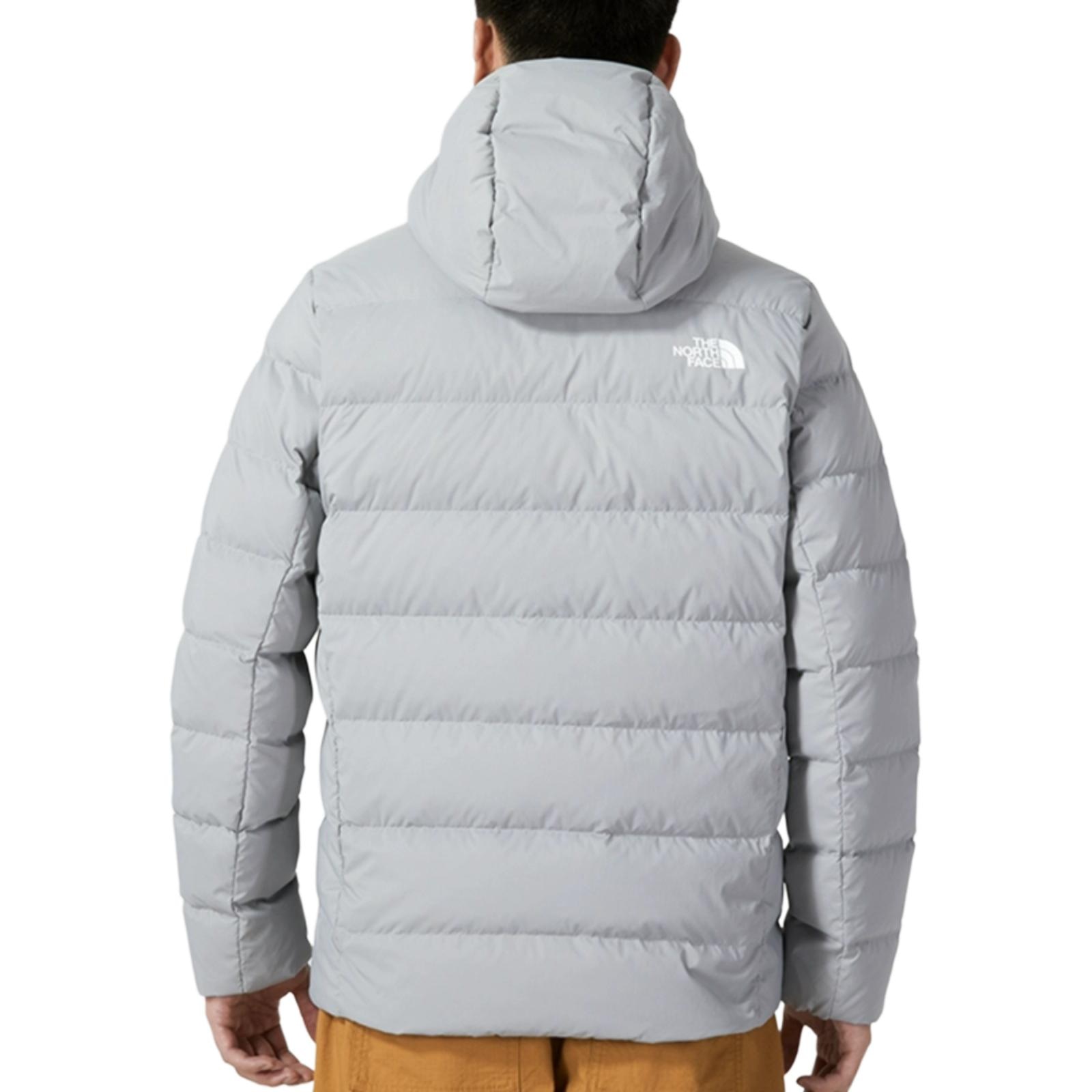 The North Face Down Hoodie Jacket Gray — фото 1