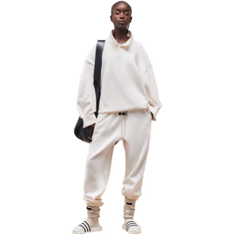 Fear Of God Essentials Knit Polo Cloud Dancer — фото 6