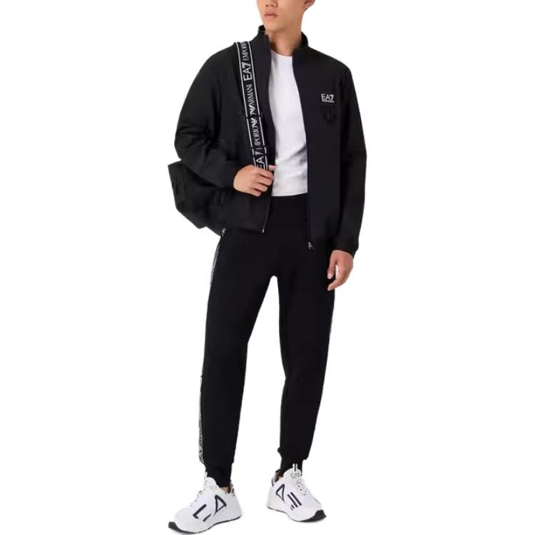 Emporio Armani EA7 Black Pants — фото 2