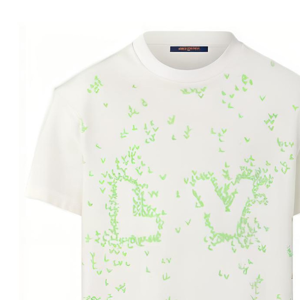 Louis Vuitton SS22 Spread Logo T-Shirt White — фото 5