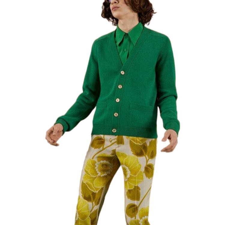 Gucci FW22 Green Knit Cardigan — фото 2