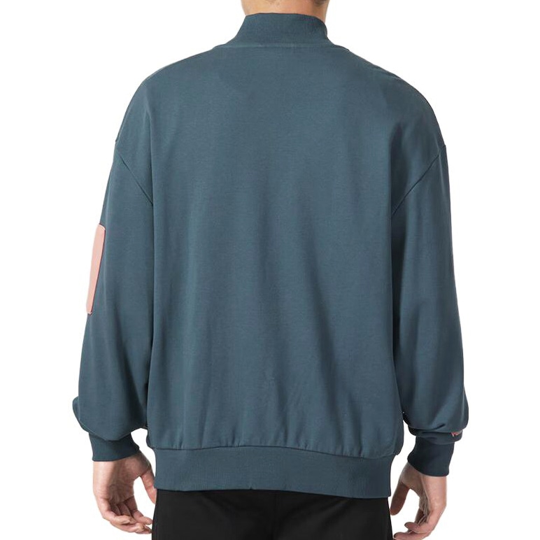 Puma Colorblock Letter Print Jacket Green — фото 4