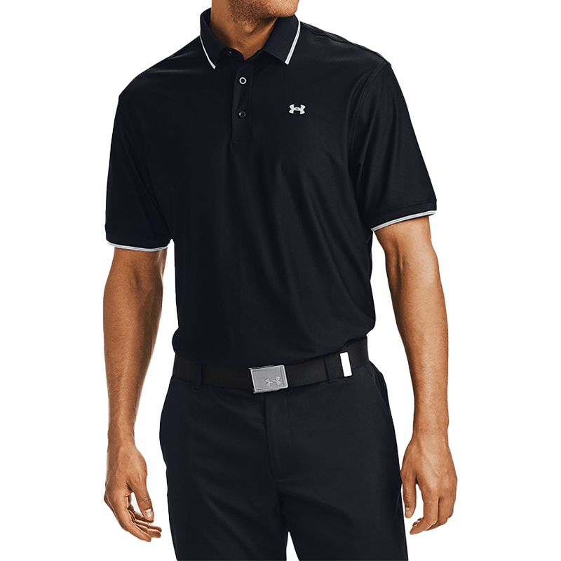 Under Armour Playoff Pique Polo Black — фото 3