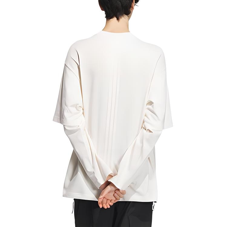 Adidas Future Style Long-Sleeve Top Pink White — фото 3