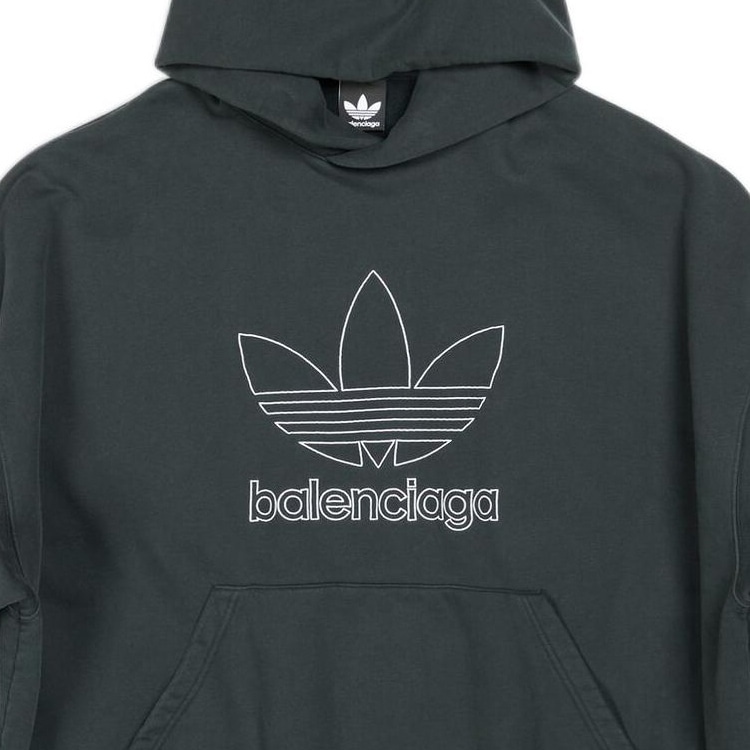 Balenciaga x adidas Logo Hoodie — фото 5