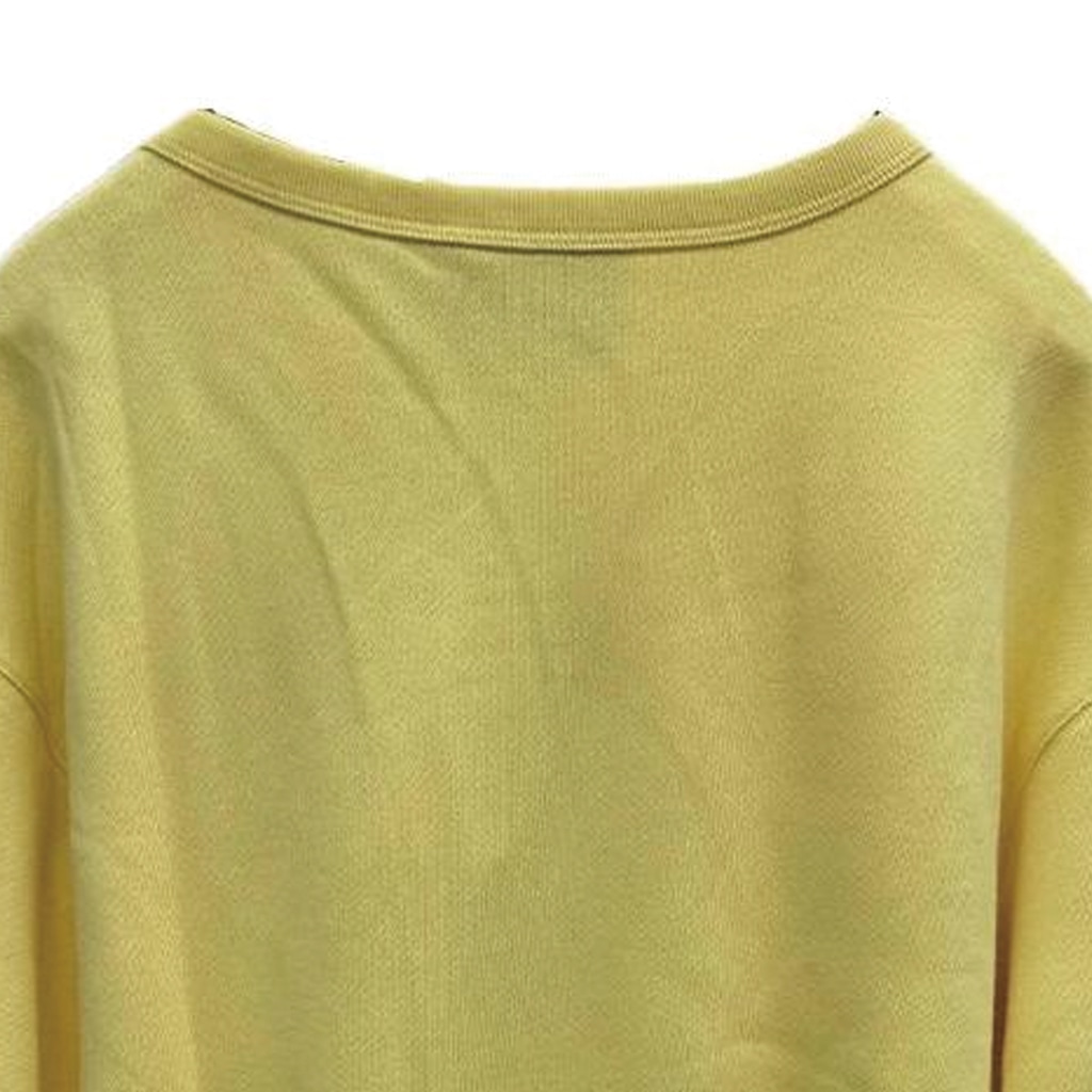 Gucci Logo Crewneck Sweatshirt Yellow — фото 5