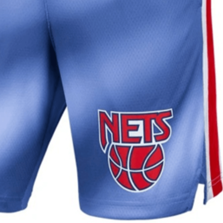 Nike Retro Basketball Shorts Brooklyn Nets Blue — фото 5