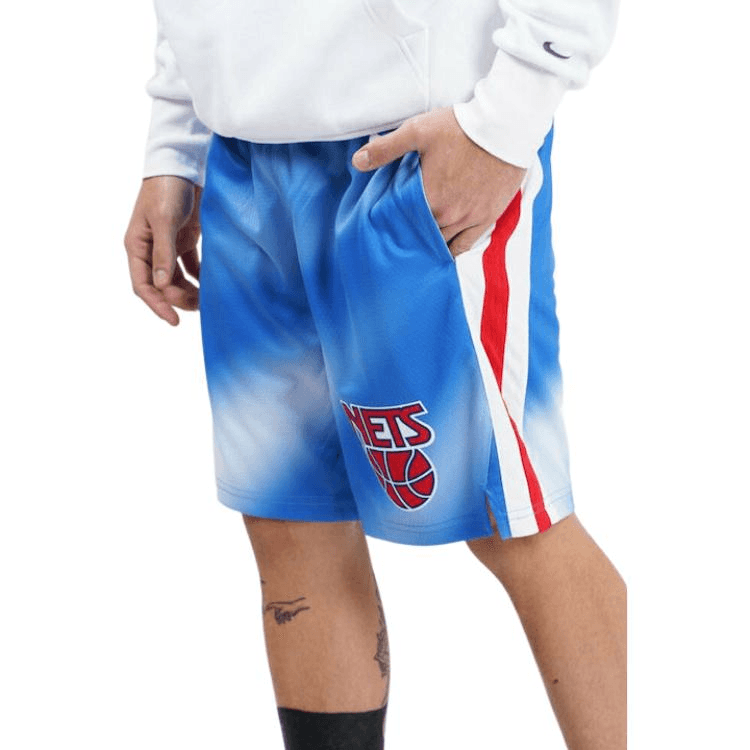 Nike Retro Basketball Shorts Brooklyn Nets Blue — фото 4