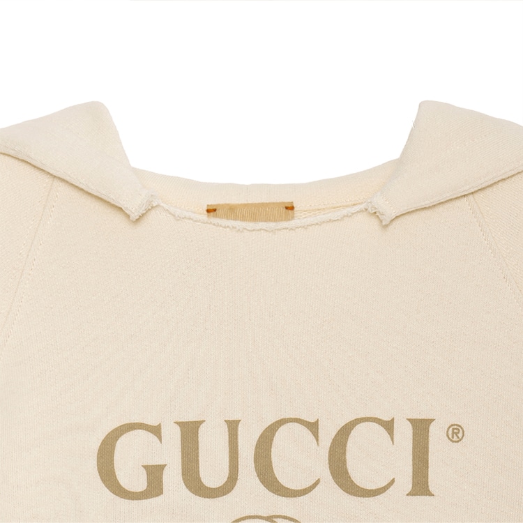 Gucci Kids Hoodie Beige — фото 5