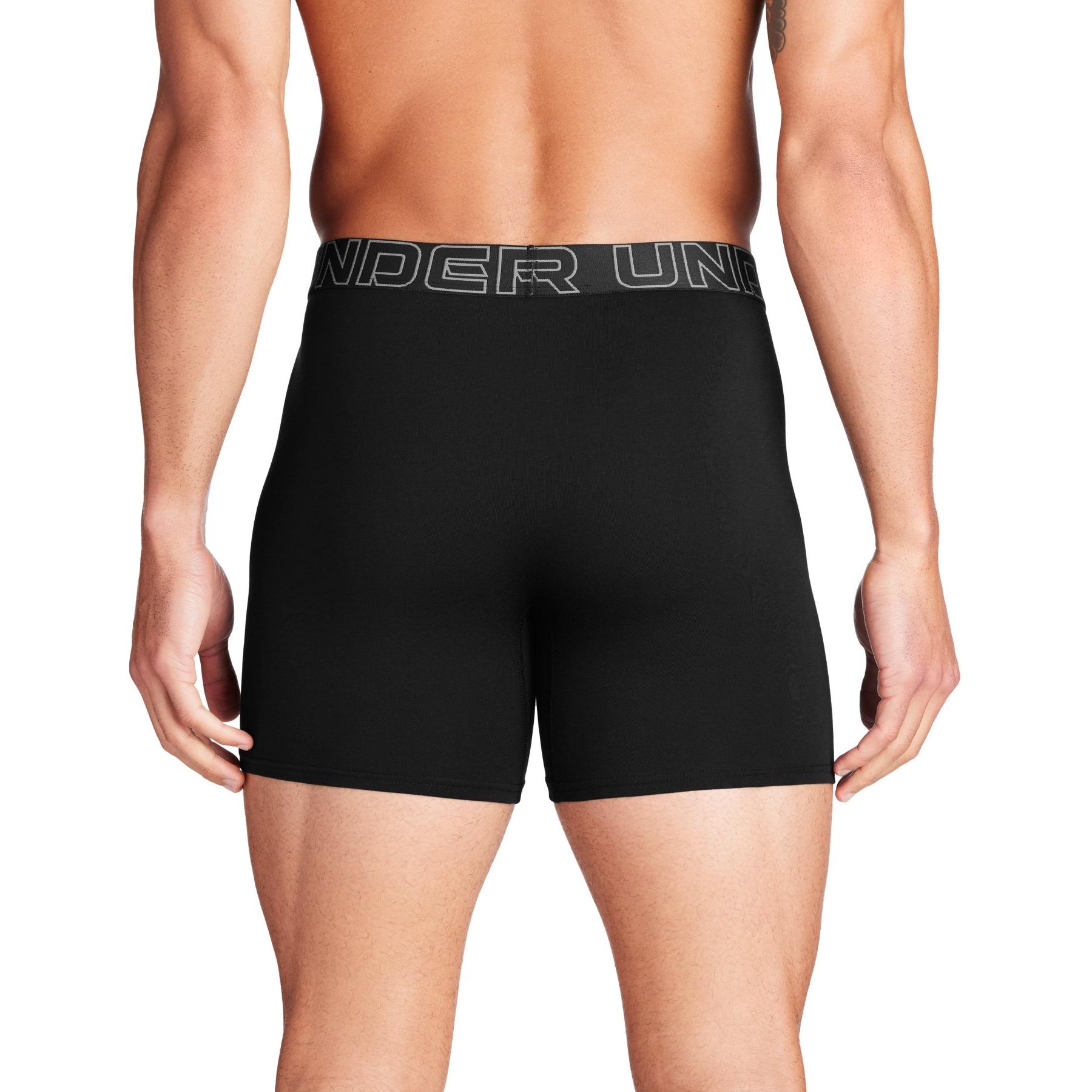 Under Armour Boxer Briefs 3-Pack Black — фото 2