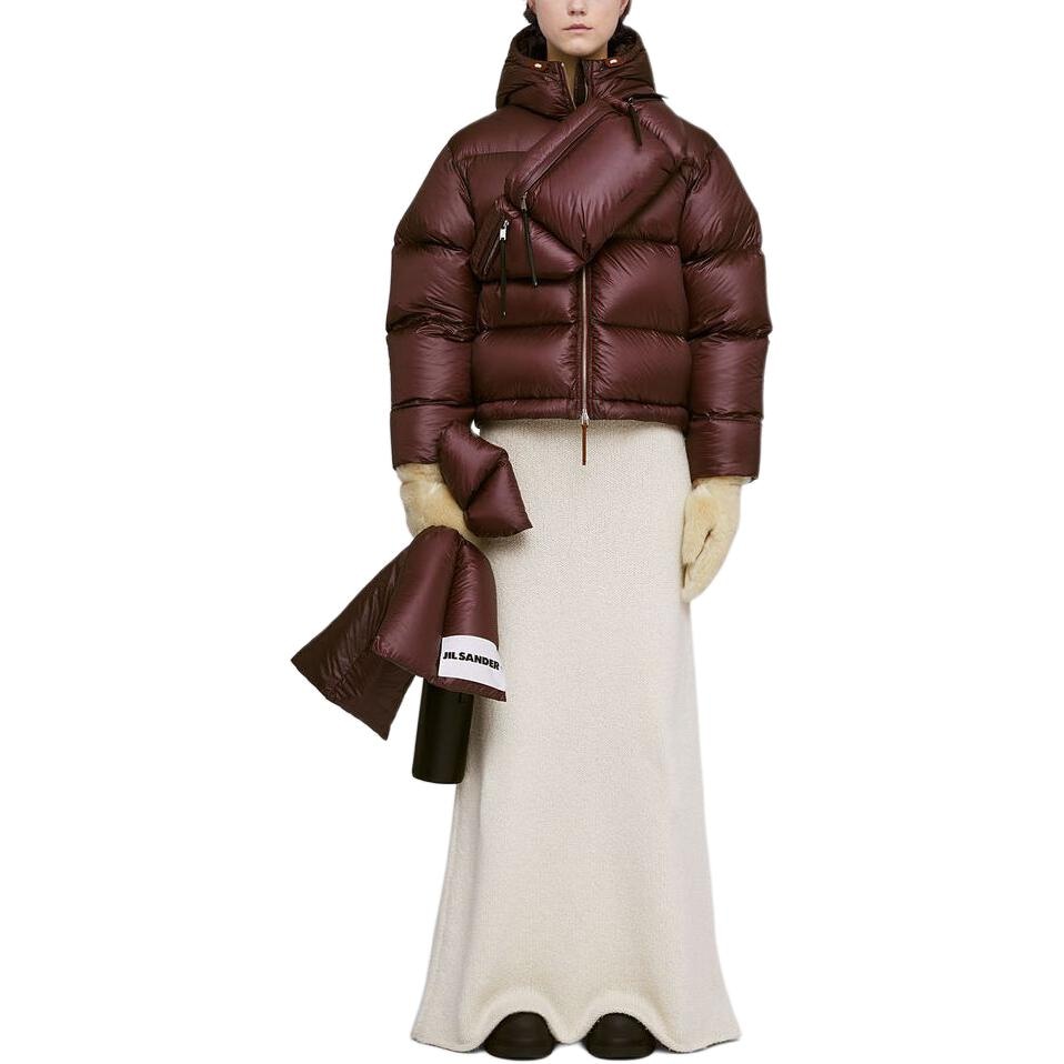Jil Sander SS24 Hooded Down Jacket Purple — фото 5