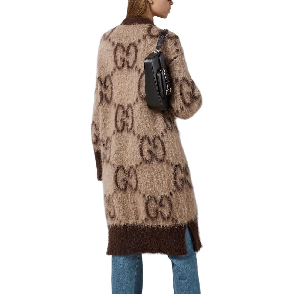 Gucci GG Mohair Wool Long Cardigan — фото 4