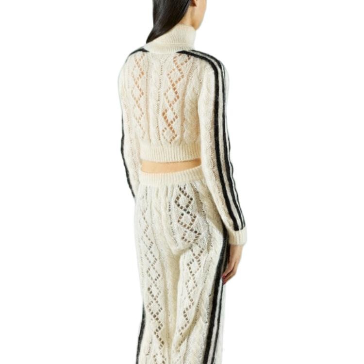 Gucci x adidas FW22 Mohair Sweater Ivory — фото 8