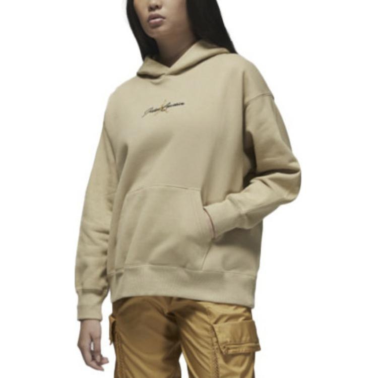 Jordan Paris Collective Hoodie Beige — фото 3