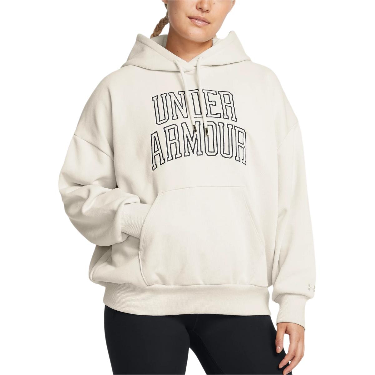 Under Armour Icon Heavyweight Terry Oversized Hoodie — фото 2