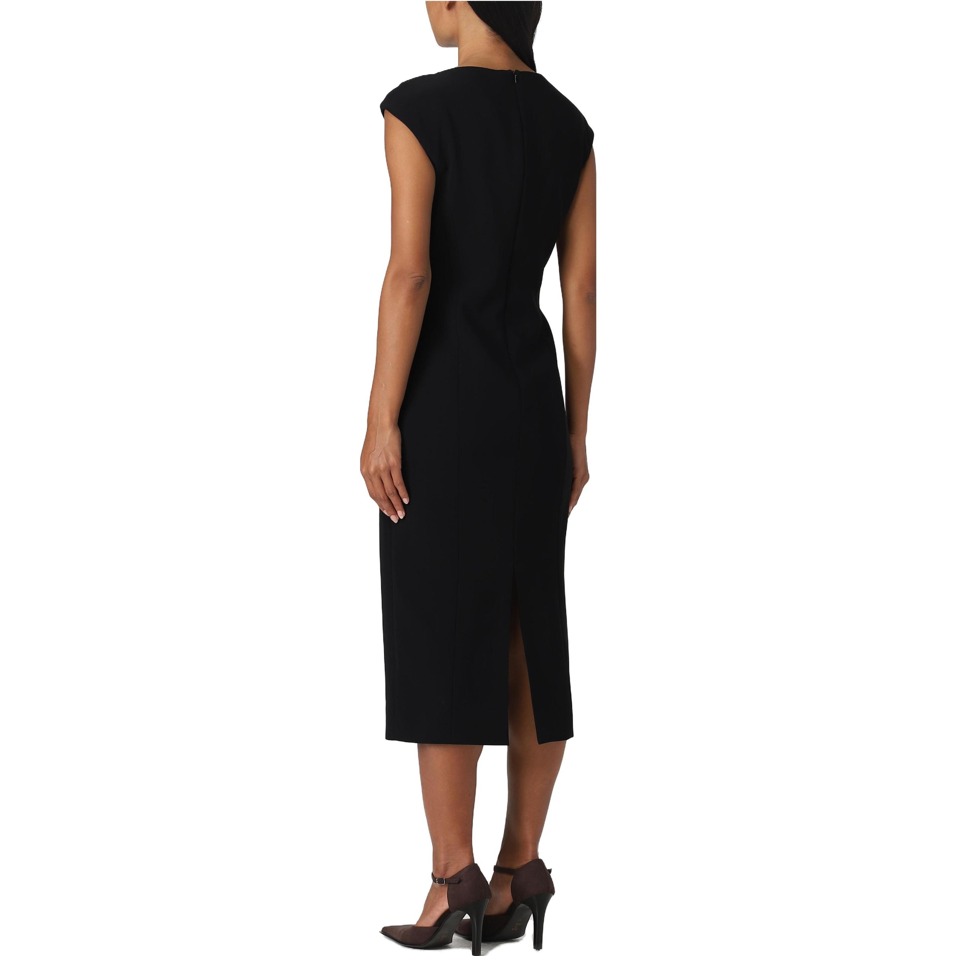 MaxMara Studio Black Maxi Dress — фото 8