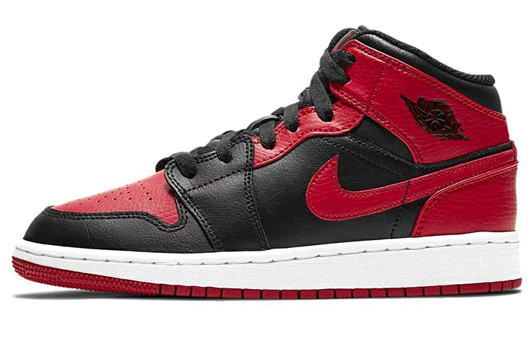 Jordan Air Jordan 1 Mid "Banned" GS — фото 10