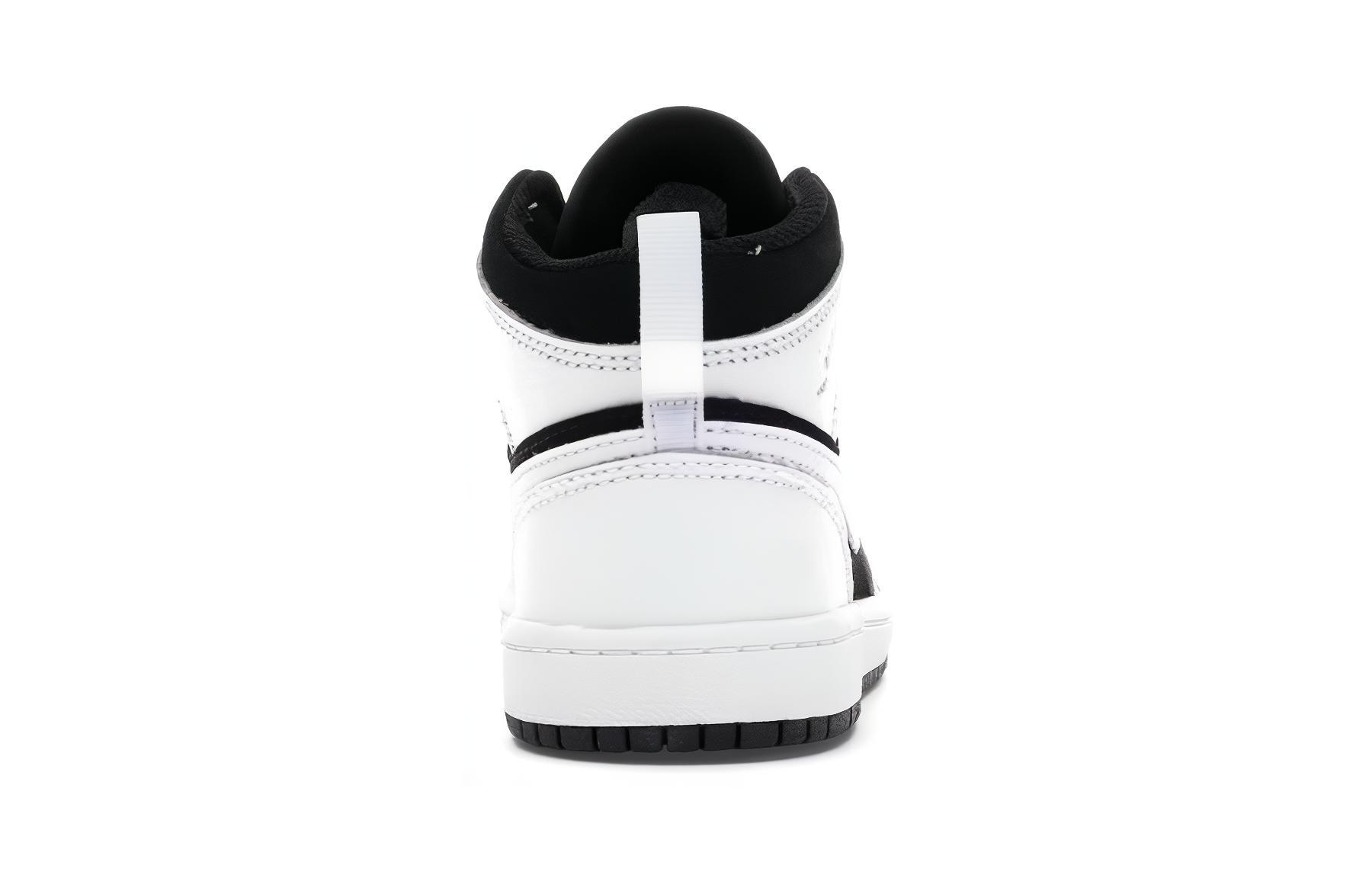 Jordan Air Jordan 1 Mid White Black — фото 9