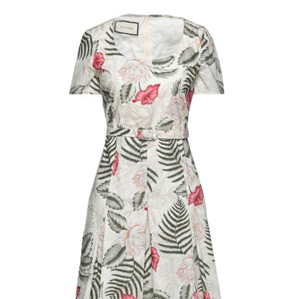 Gucci Floral Print Dress — фото 1