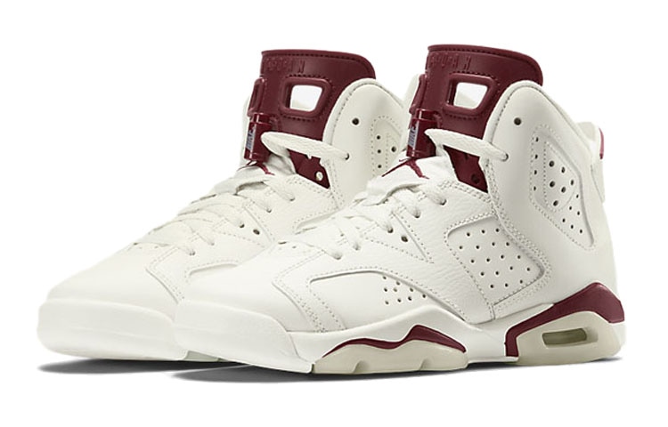 Jordan Air Jordan 6 Retro "Maroon" BG GS — фото 9