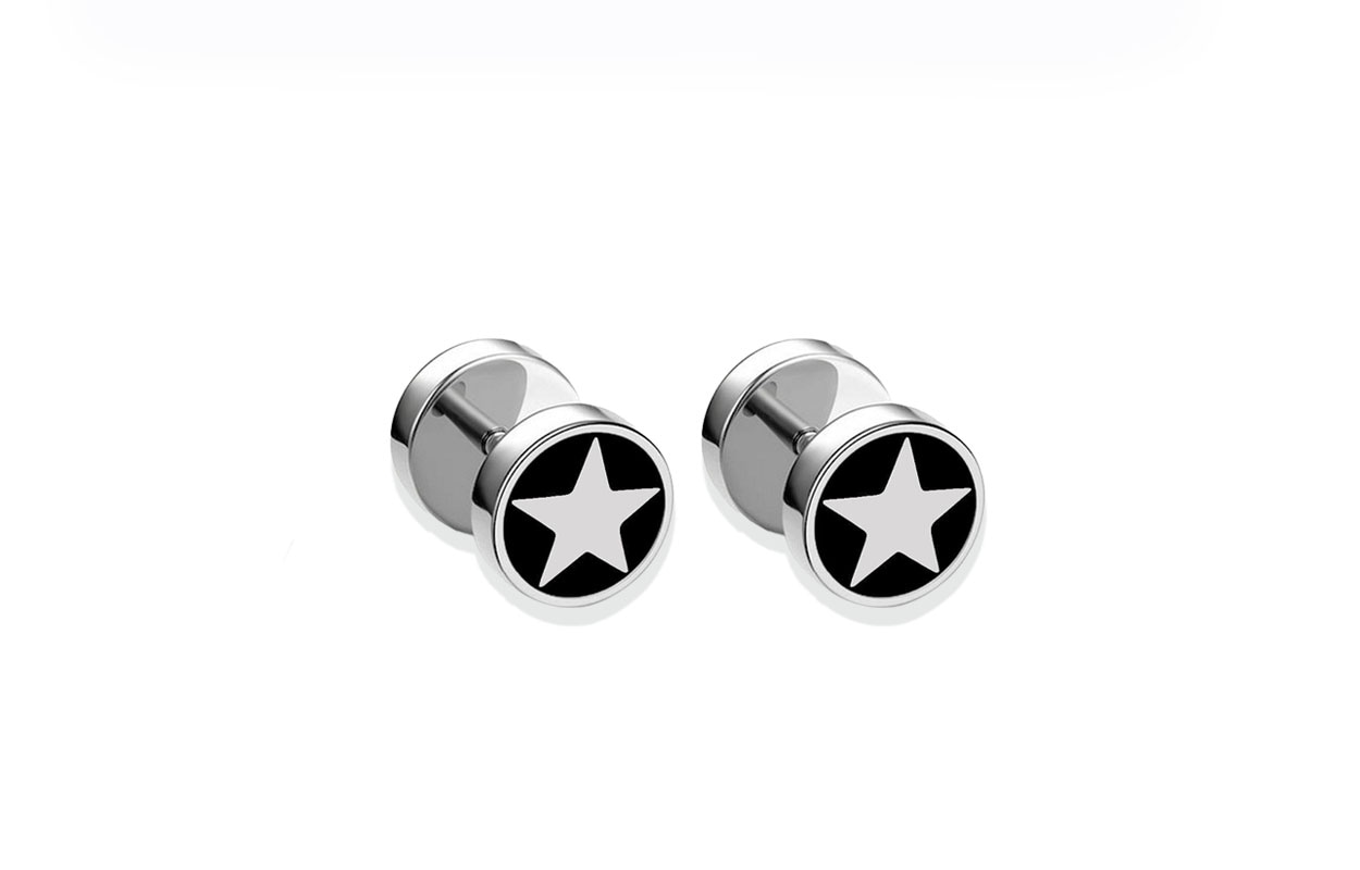 Copi Titanium Stud Earrings — фото 4