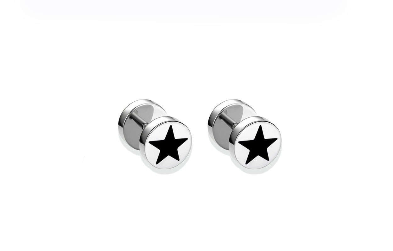 Copi Titanium Stud Earrings — фото 5