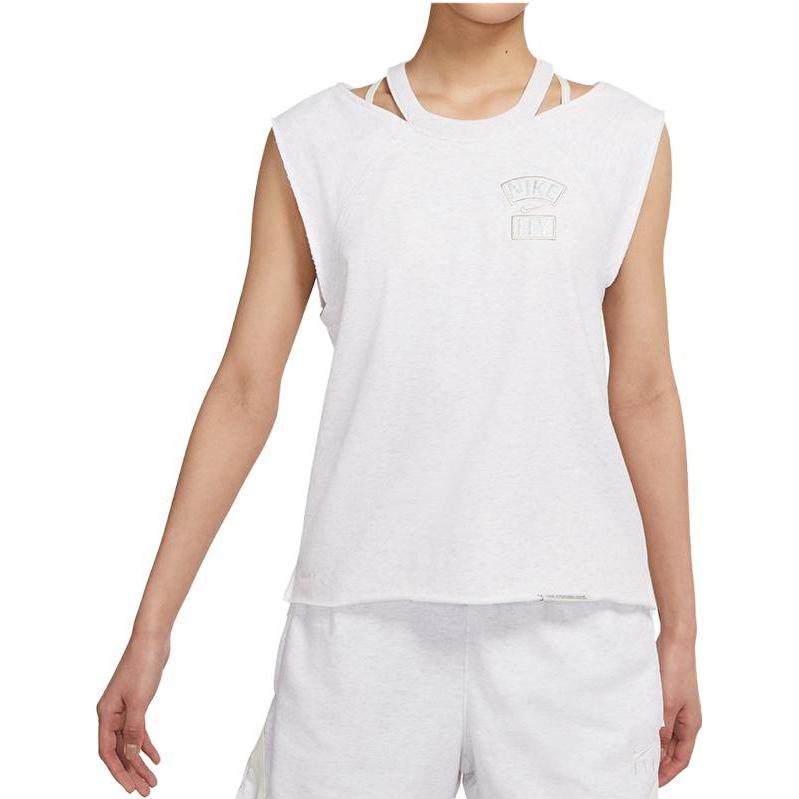Nike Standard Issue Sleeveless Tee White — фото 3
