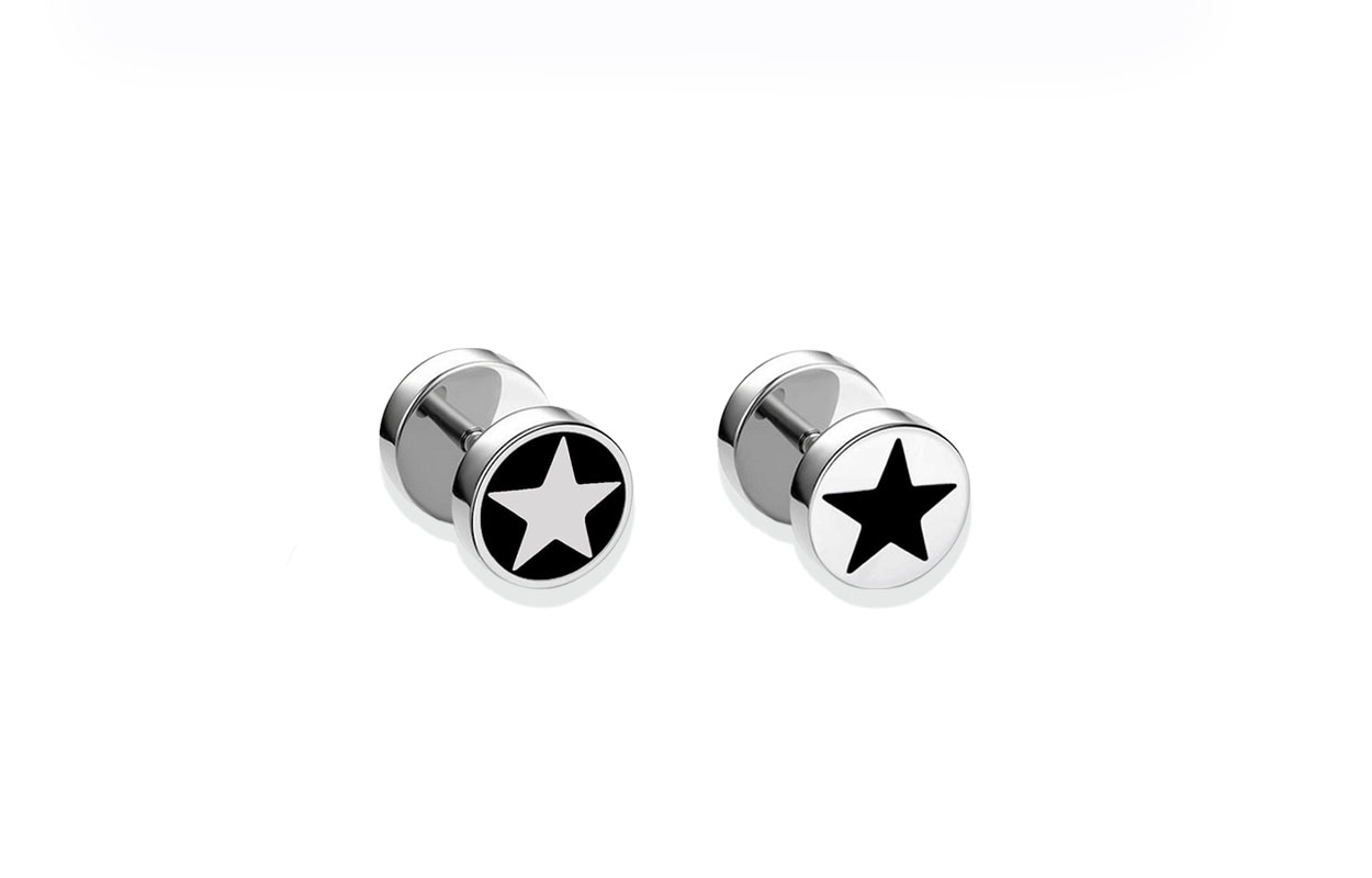 Copi Titanium Stud Earrings — фото 6