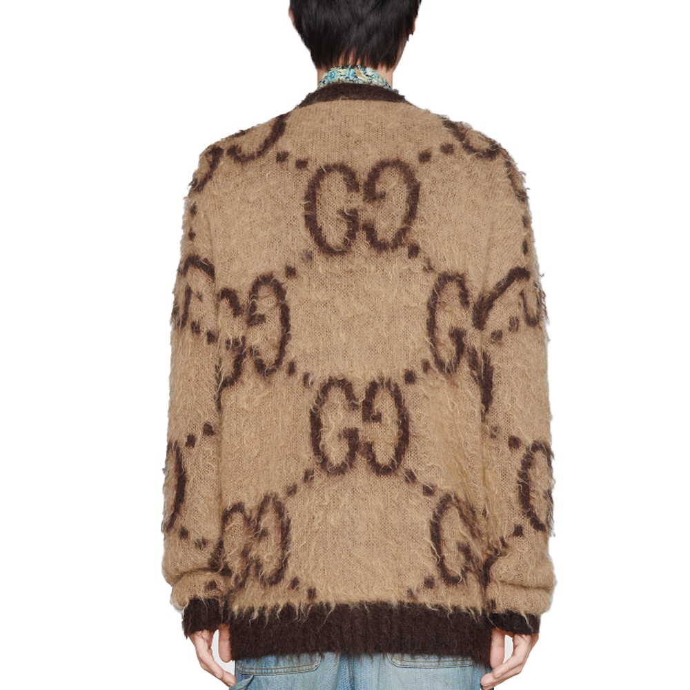 Gucci Logo Jacquard Cardigan — фото 9