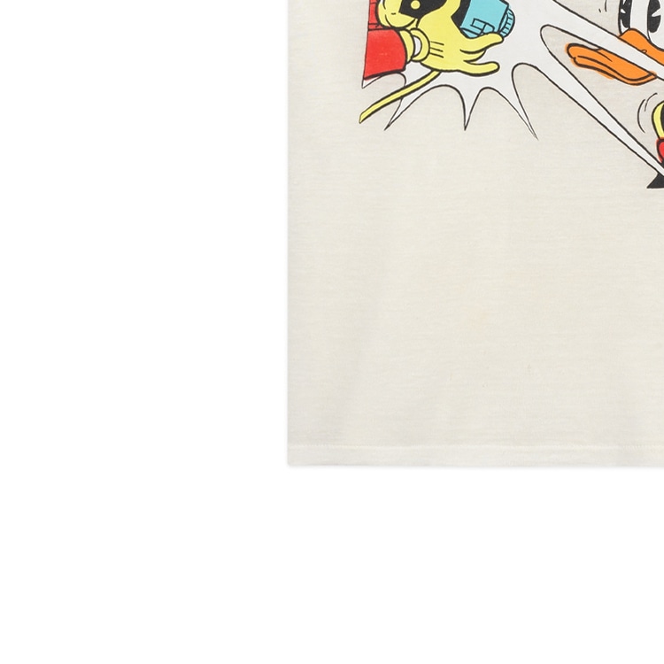 Gucci Donald Duck Crewneck T-Shirt Ivory — фото 4
